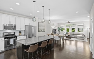 Open Kitchen Living and Dining Room