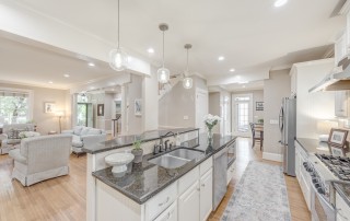 2708 Selwyn White Kitchen and Living room